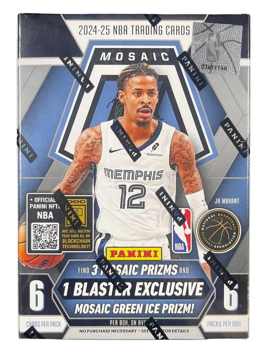 Hobby 2024/25 Panini Mosaic Basketball Blaster Box (Green Ice Prizm)